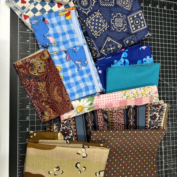 Colorful Patterned Fabric Bundle - Picture 2 of 3
